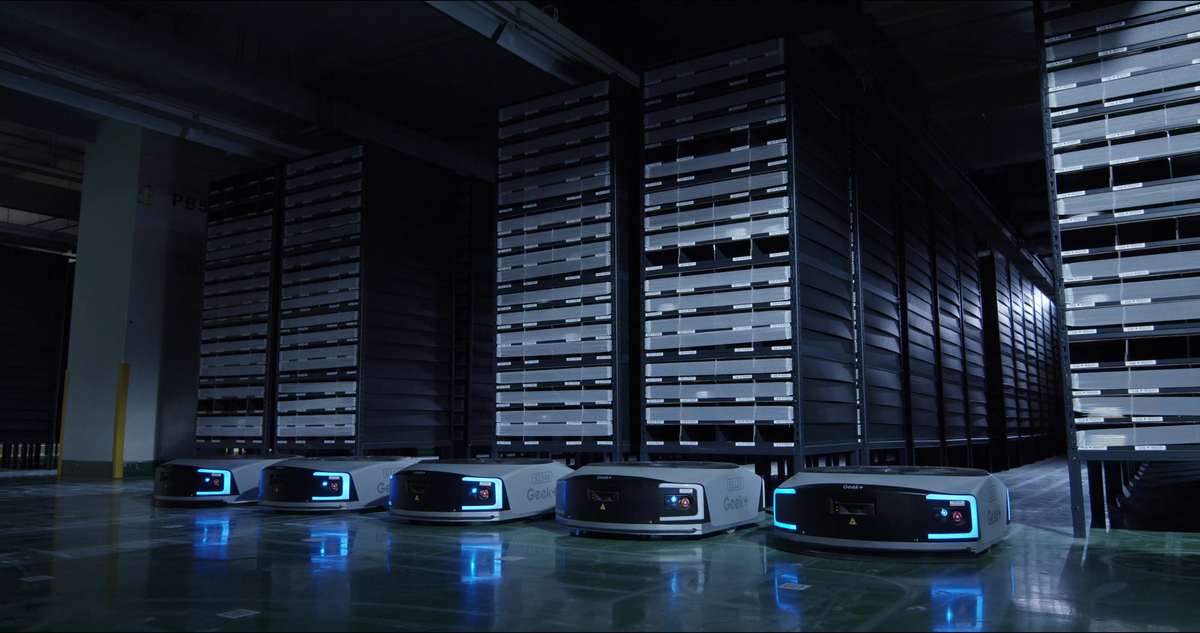 Geek+ neuen britischen Hauptsitz mit Robotik